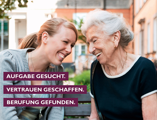 Foto-AUFGABE GESUCHT.
VERTRAUEN GESCHAFFEN.
BERUFUNG GEFUNDEN.